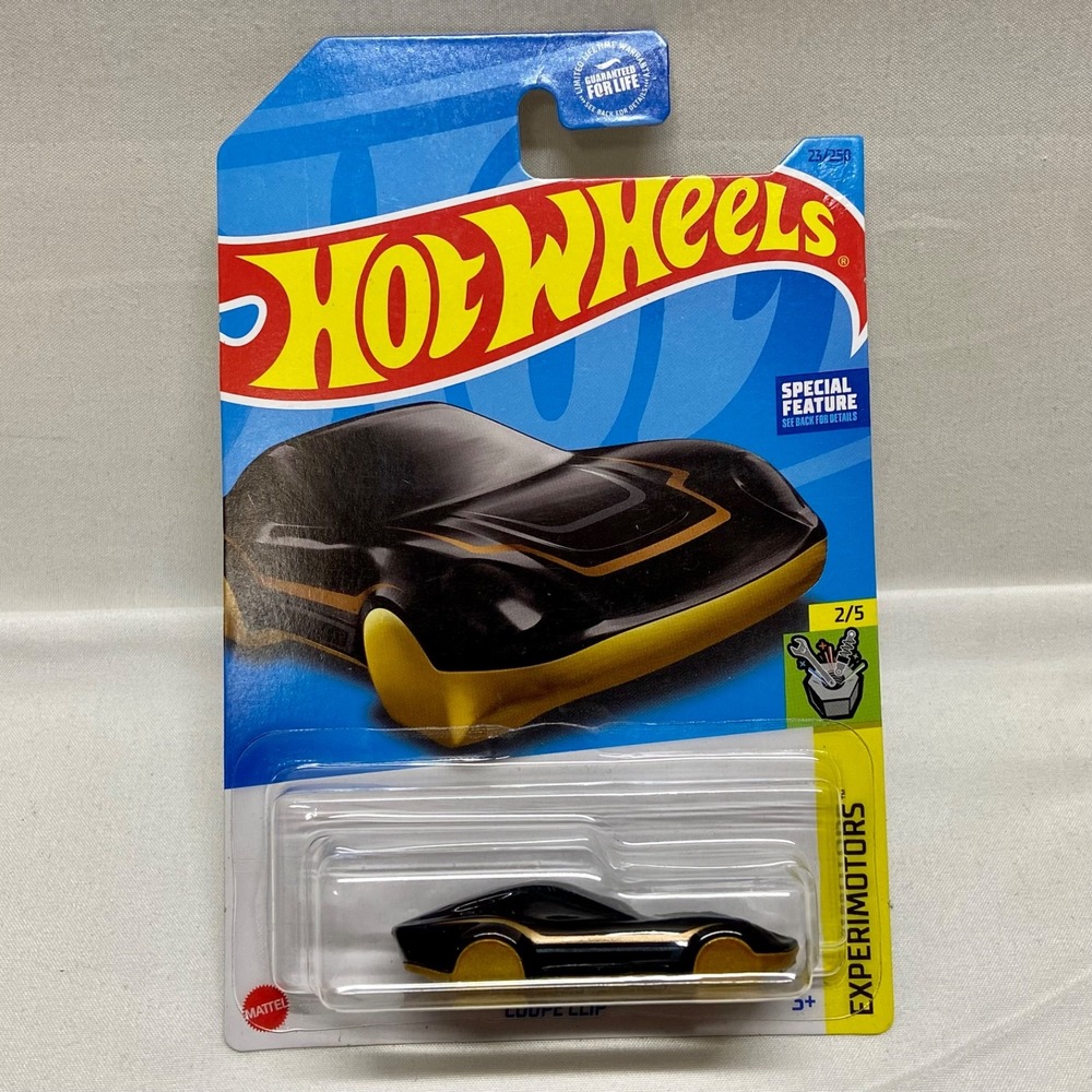 Hot Wheels 2021 Coupe Clip Keychain 24/250 HW Experimotors 2/5 Black Gold 1/64